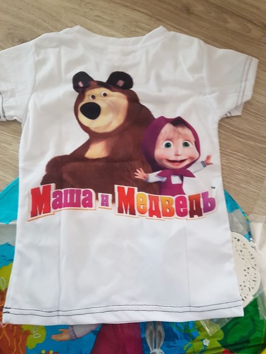 Фон за рожден ден и аксесоари Маша и мечока