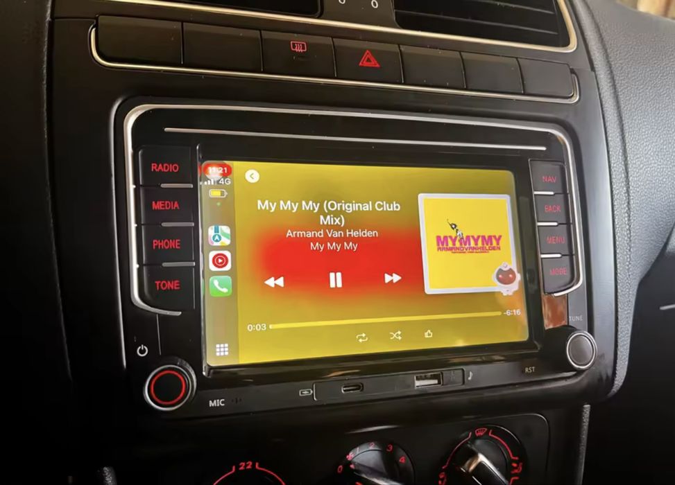 Navigatie wireless 4GB Carplay Volkswagen VW Skoda Seat Passat b6 b7