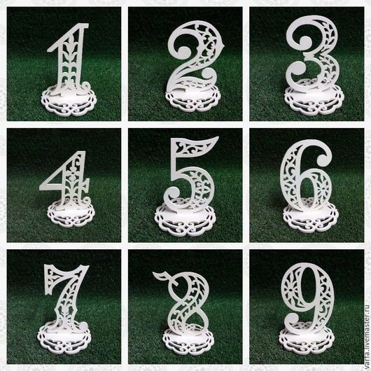 Номерки Гардеробные. Таблички