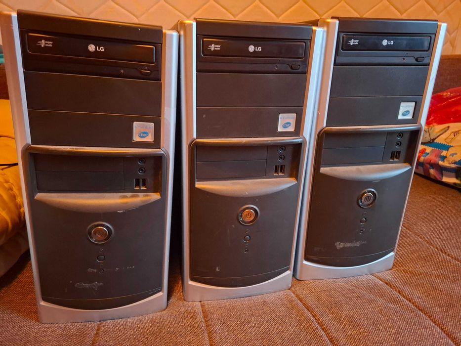 Vand 3 unitati PC 16gb RAM, AMD RADEON 5450, I5 750 2.6GHz, 120gb HDD