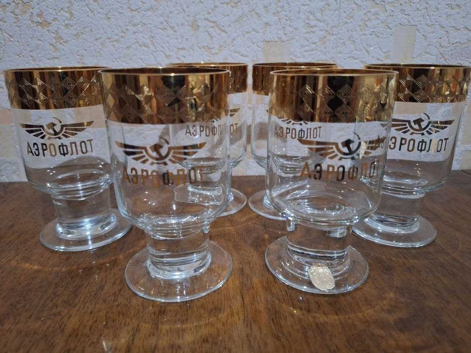 Стаканы аэрофлот советские