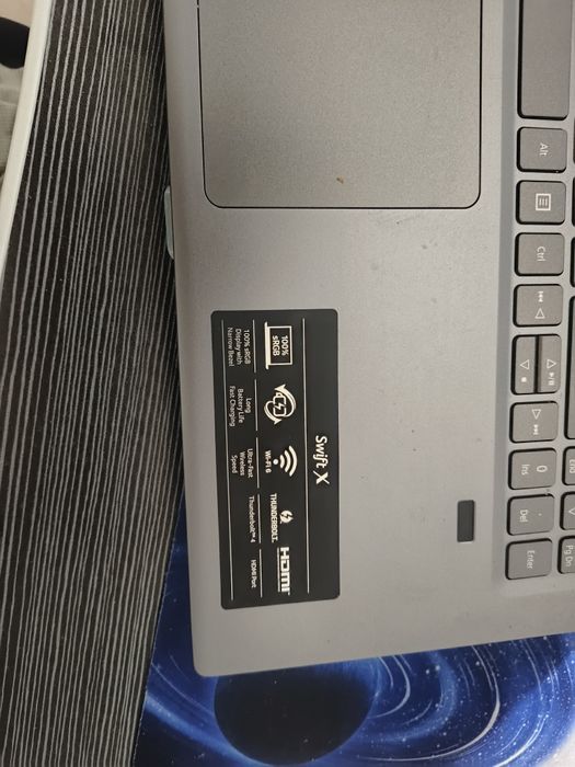 Ноутбук Acer swift x core i7 -11