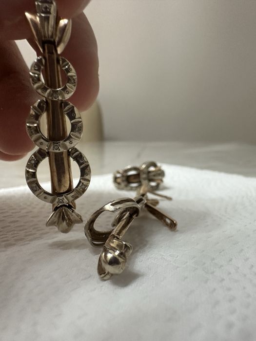 Комплект с бриллиантом Bulgari