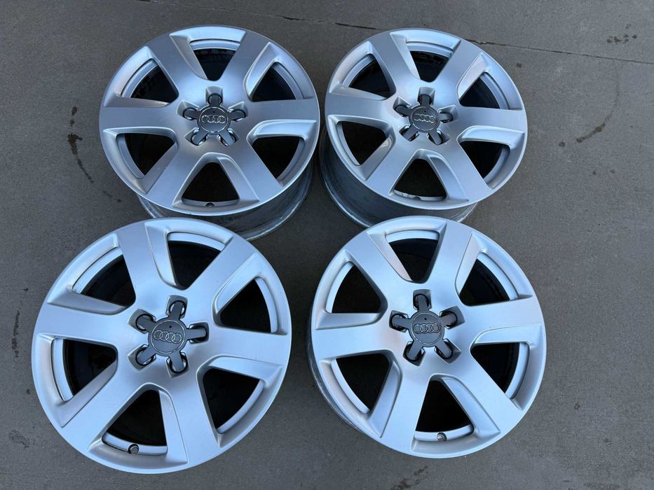 4 бр. оригинални алуминиеви джанти AUDI 17" 5x112 , ф66.6, ET37, 7,5J