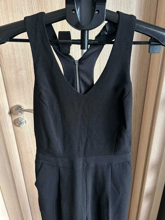 Дамски черен гащеризон