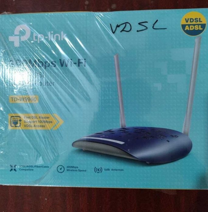 TP-Link TD-W9960 Wi-fi N300 роутер с ADSL VDSL модемом