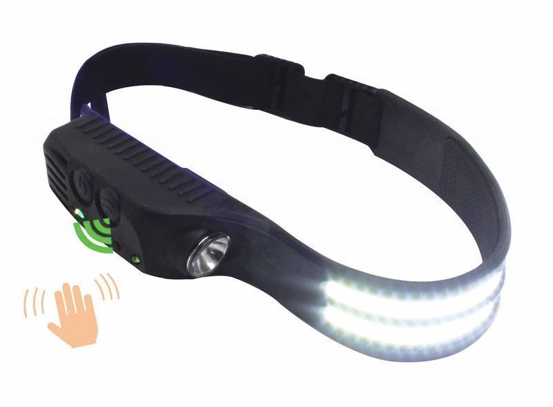 Фенерче led cob 3-5w 350lm челно със сензор за движение satra