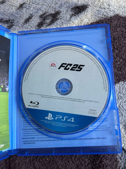 Vand jocuri ps 4 FC 25 și GTA 5