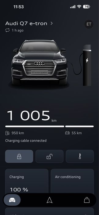 Audi Q7 e-tron 4M 3.0 TDI *Plug-in Hybrid *360 камера *HeadUp *Keyless *SoftClose *Panorama *Масаж *Обдухване *BOSE *Distronic