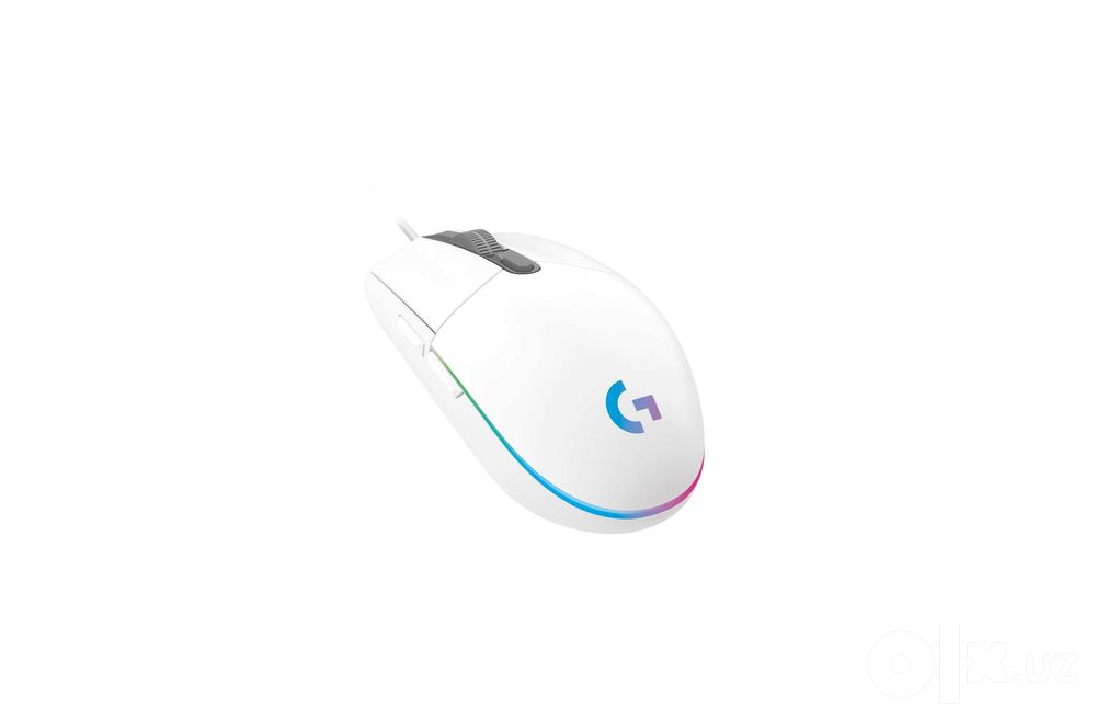 ( Проводная игровая мышь Logitech G203 Lightsync White