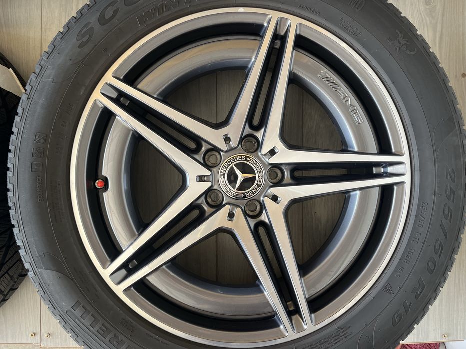 Оригинални джанти 19 цола АМГ 5х112 за Mercedes EQC N293 AMG със зимни гуми 255/50/19