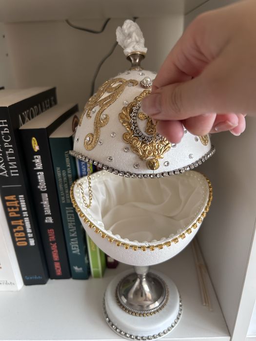 Яйце на Фаберже кутия за бижута