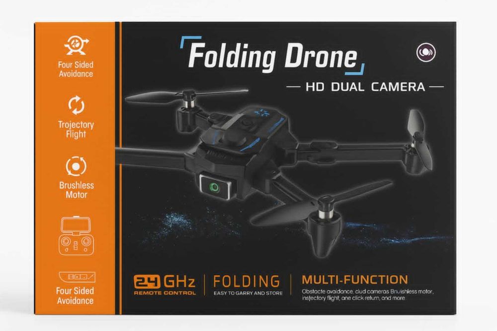 Dronă pliabilă cu cameră dublă HD