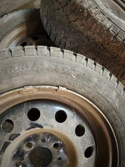 Продам диски с зимней резиной