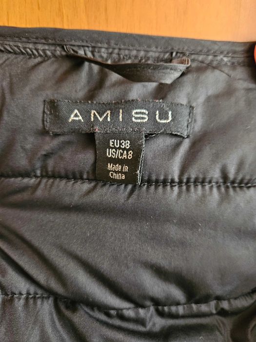 Geaca neagra scurta Amisu
