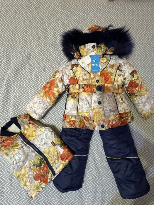 Зимний комплект для девочки 98 см