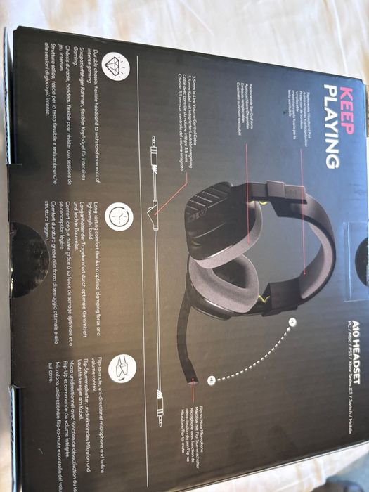 Casti ASTRO Gaming A10, Multiplatforma, Microfon, Negru