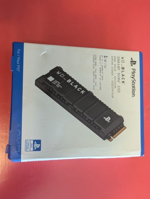 НОВ | 1TB WD Black SN850P за PS5 | NVMe SSD диск с DRAM кеш за PlayStation 5, лаптоп  или PC | с радиатор | скорост до 7300 MB/s