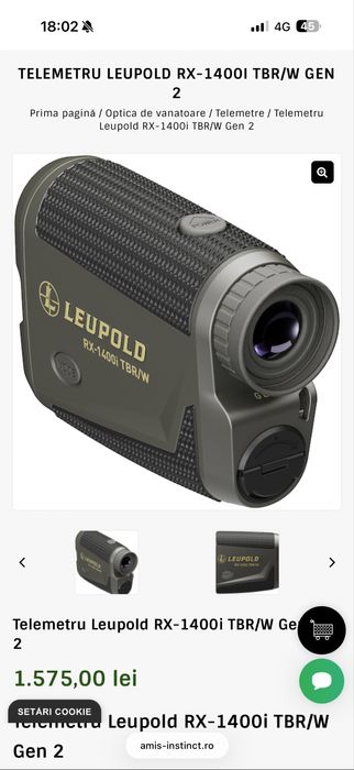 Vand telemetru Leupold