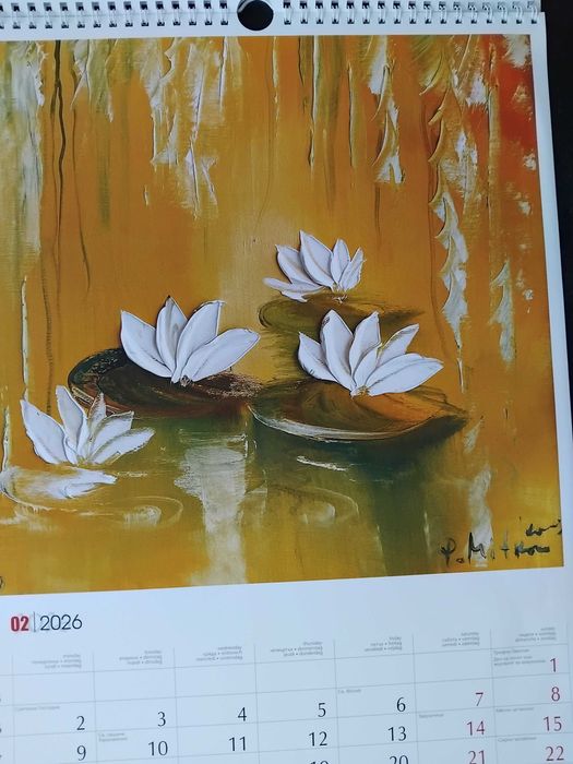 Луксозен календар ЖИВОПИС Павел Митков 2026
