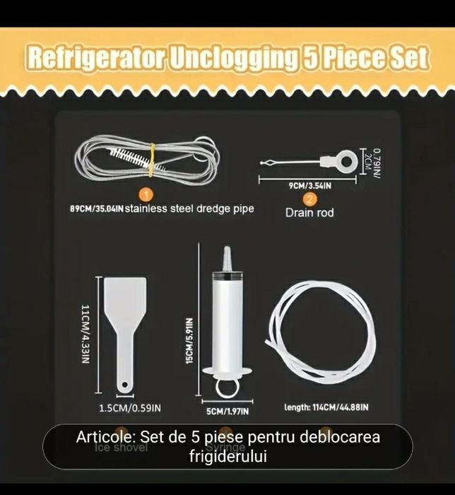 Kit pentru curățarea frigiderului