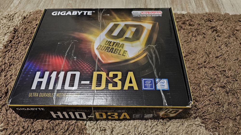 Kit placa baza Gigabyte GA H110 D3A cu proc G3930 4Gb RAM DDR4 Cooler