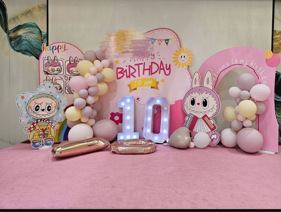 Цифры с лампочками для праздника