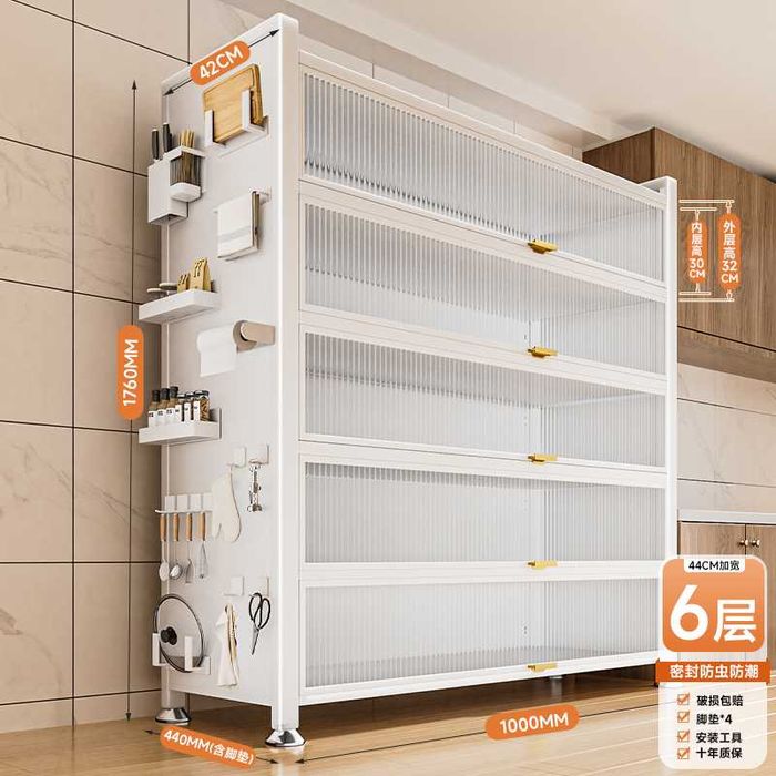 Буфет с витражами, Минималистичный шкаф, qulay javon oshxonada tartib