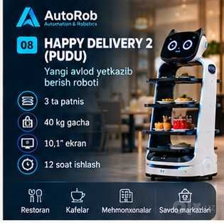 Xizmat ko'rsatuvchi,Ofitsant robotlar