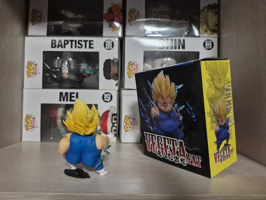 Figurina Dragon Ball Anime - Fat Super Saiyan Majin Vegeta, Cutie