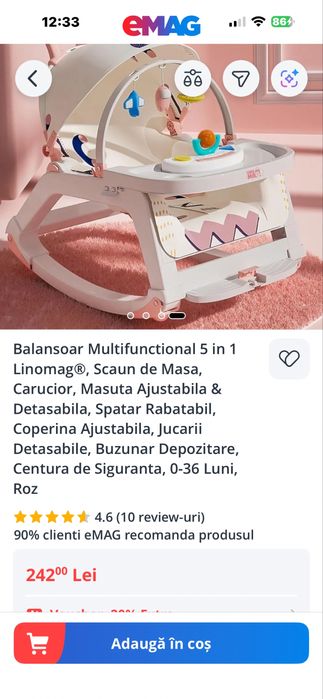 Balansoar bebe 5 in 1