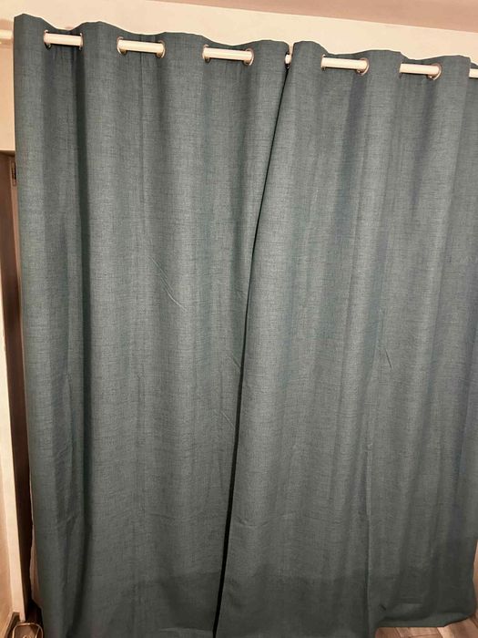 Set draperii turcoaz