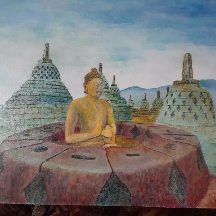 Картини на платно канаваца. Маслена живопис