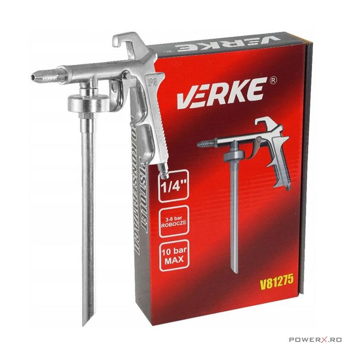 Pistol insonorizant, pentru aplicat antifon, cuplaj 1/4, Verke