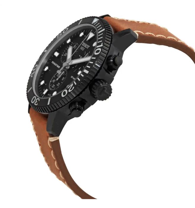 Оригинальные Tissot Seastar 1000 новые часы с хронографом Швейцария