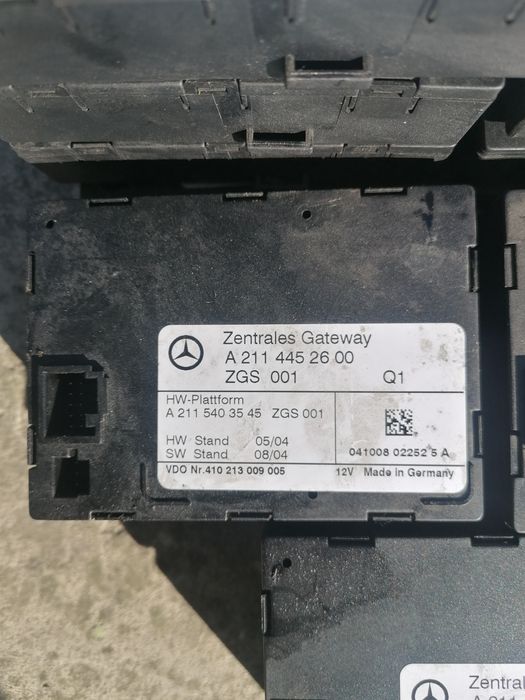 Zentrales gateway модул за Mercedes W211 W219 W164 W251 X164 W221 W216 ZGW