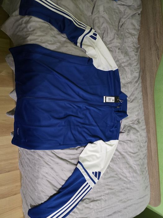 Adidas суичър син