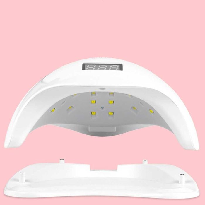 Елегантна и компактна UV LED лампа за нокти SUN5 с висока мощност-48W и 54W