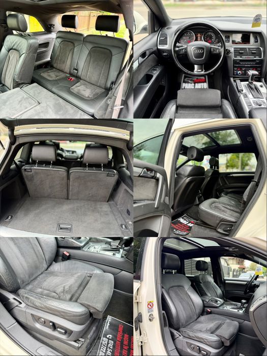 • Audi Q7 2009 / 3.0 Quattro 245 cp / 7 Locuri - Dublu Panoramic / Extra full - Parc Auto Brb Automobile / RATE / GARANTIE •