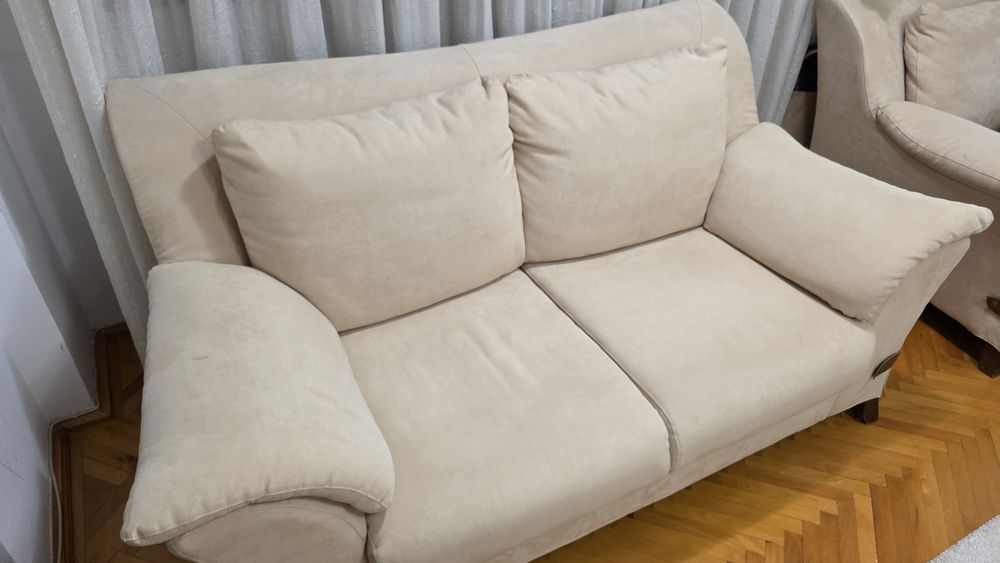 Set PREMIUM MOBEXPERT 3piese: canapea 3locuri, canapea 2locuri + fotoliu piele intoarsa