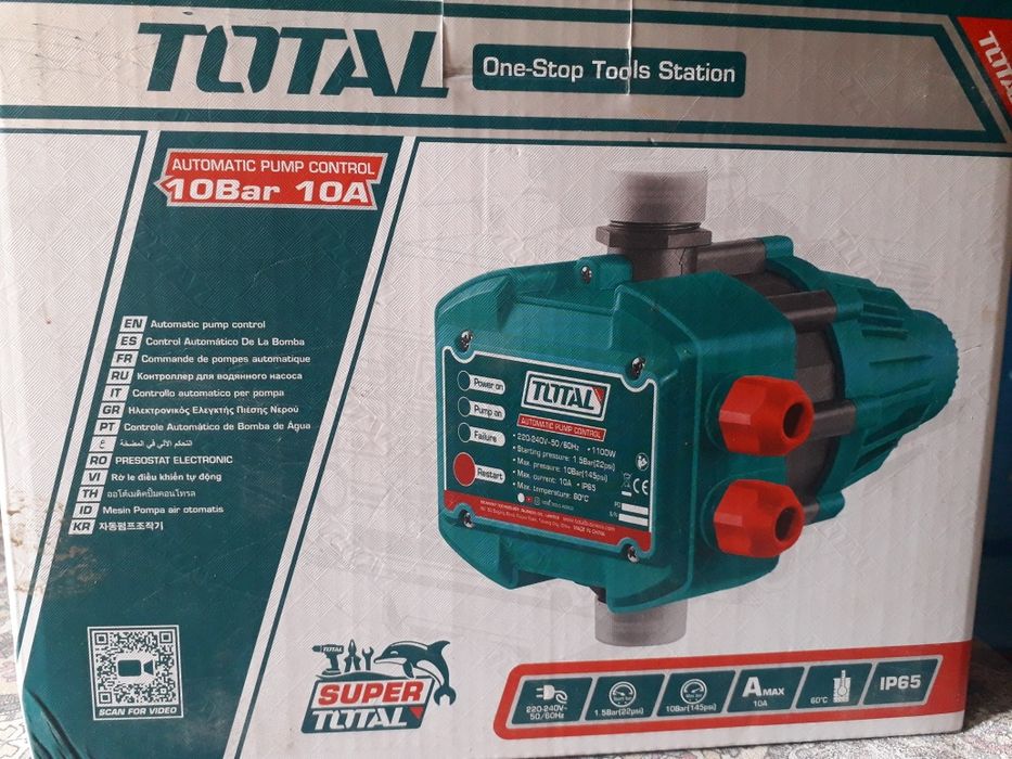 Presostat electronic TOTAL TWPS101, presiune maxima 10 bar