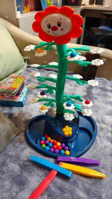 Раскачивающийся подсолнух. Игра на ловкость