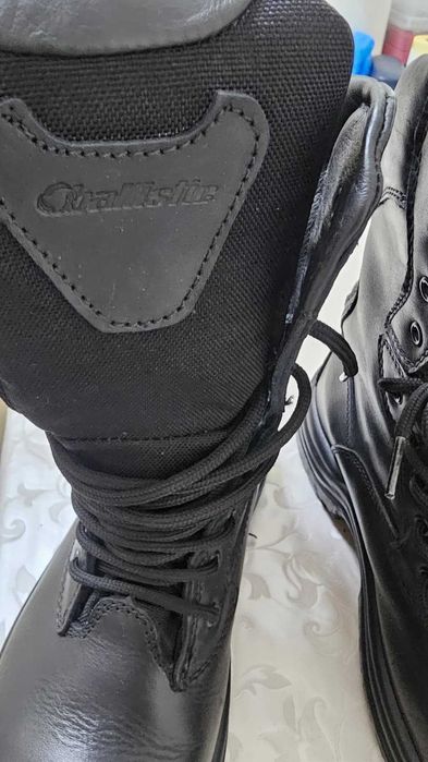 Bocanci Militari de iarna din Piele