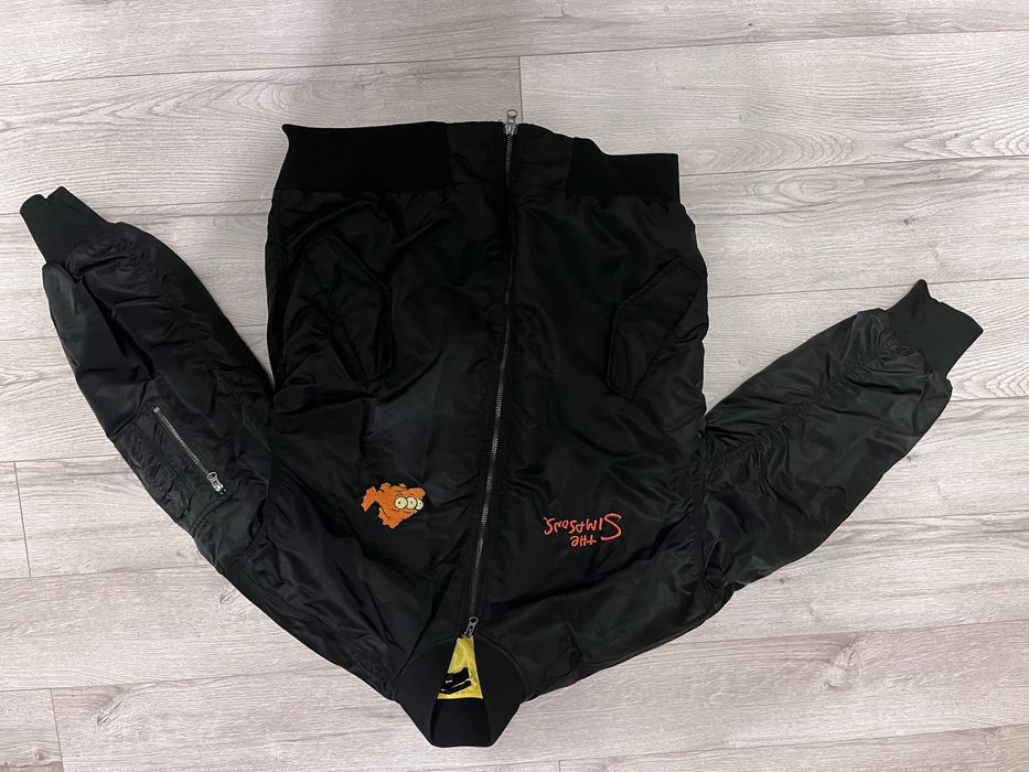 jachetă de aviator oversized h&m “the simpsons”