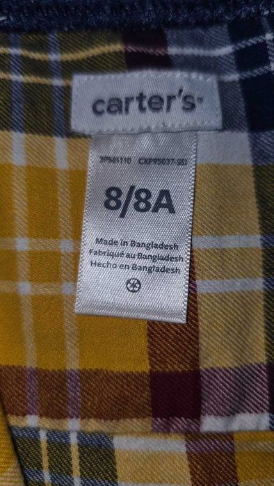 Рубашка carters на 7-8 лет