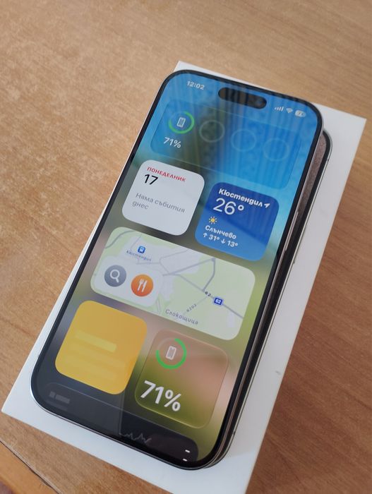 iPhone 15 Pro Natural Titanium - пълен комплект купуван от Бг