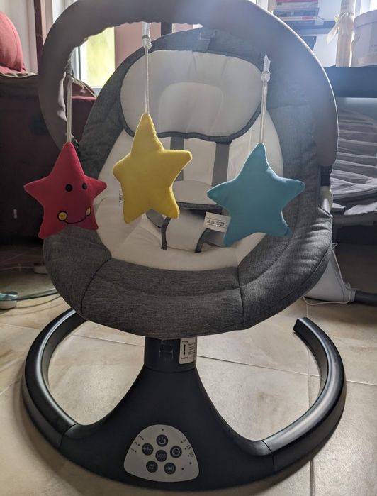 Leagăn electric multifuncțional pt bebe