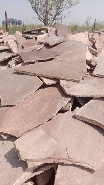 Дикий камень б/у красный 1200тг