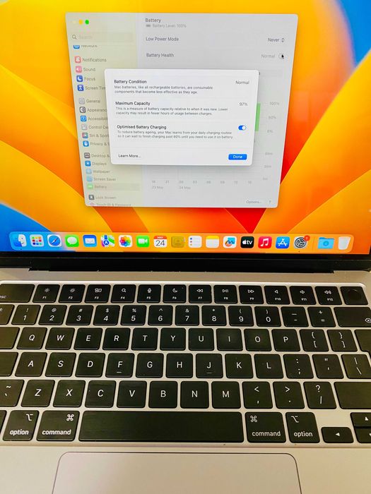 MacBook Air 13 2022, Apple M2, 8GB RAM, 256GB SSD, Space Grey, 97% BH