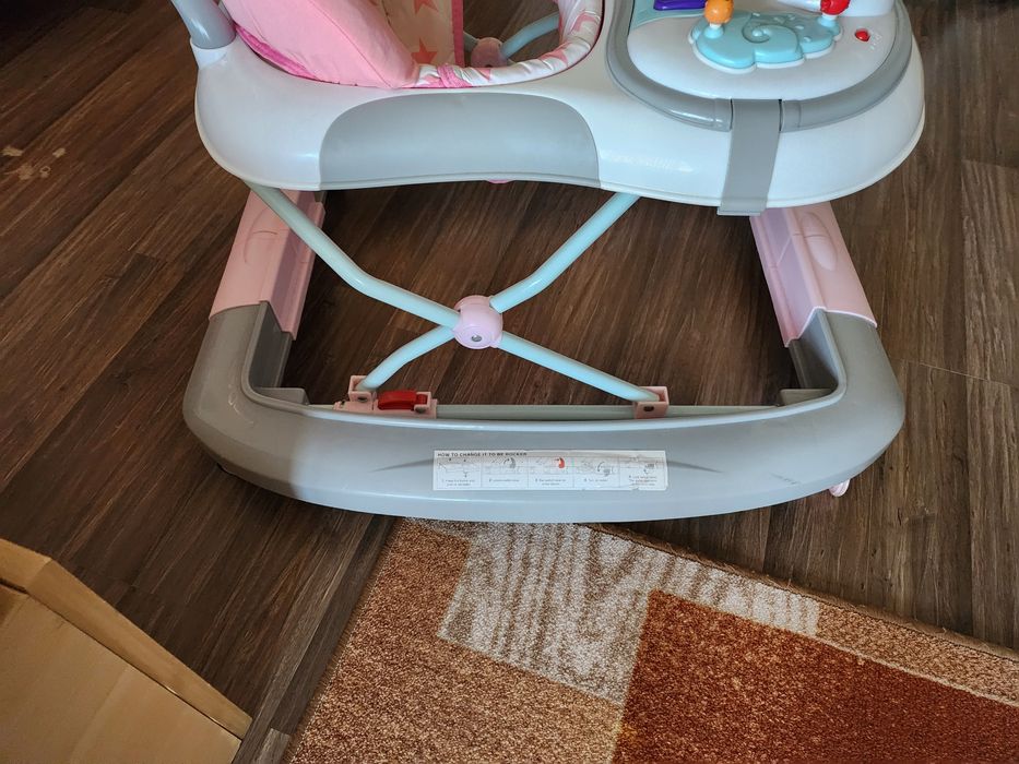 Проходилка Wunderkid 2 in 1, Розова